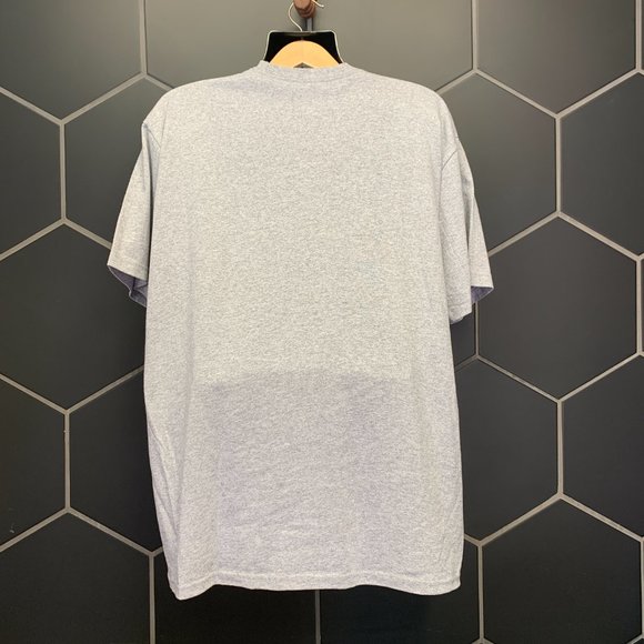 ~Used! Mens Supreme Grey D'Hiver 2019 2020 Summer T-Shirt Hype Street Size XL - Picture 3 of 4